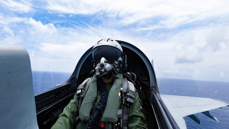 J-16 fighter jets engage in air-combat training